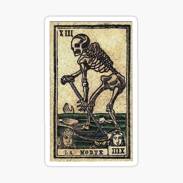 Death Tarot Sticker