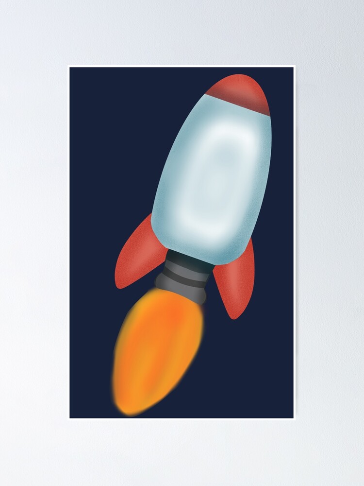 Thumbnail 1 of 3, Poster, Rocket launch designed and sold by itsriver.