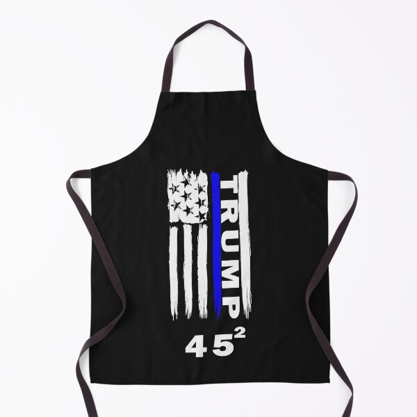 Item preview, 45 Squared Trump 2020 Thin Blue Line Vintage American Flag designed and sold by ExprezzDesigns.