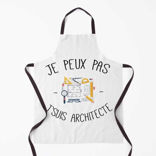 Aperçu de l'œuvre Je peux pas j'suis architecte créée et vendue par Sasha-Arts.