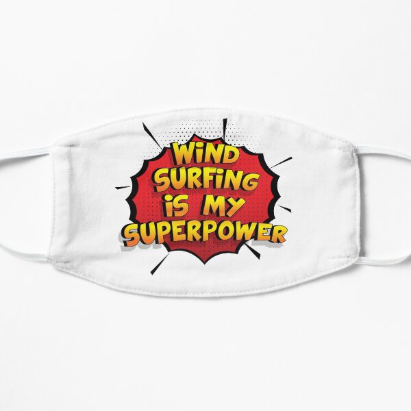 Wind Surfing ist mein Superpower Lustiges Wind Surfing Designgeschenk Flache Maske