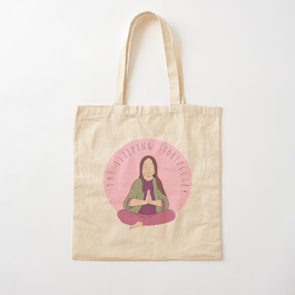 The Sleeping Storyteller Cotton Tote Bag