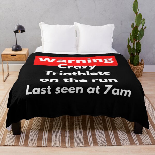 Item preview, Triathlete on the run at 7 am designed and sold by Sonatablue.