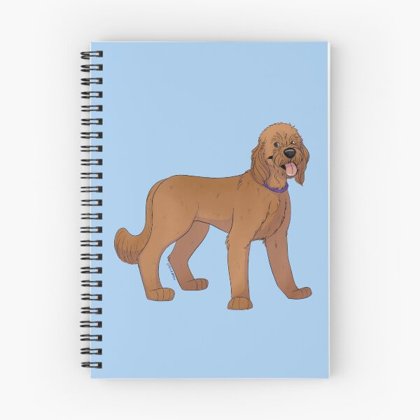 Item preview, Goldendoodle - Rojo designed and sold by DiceBarn.