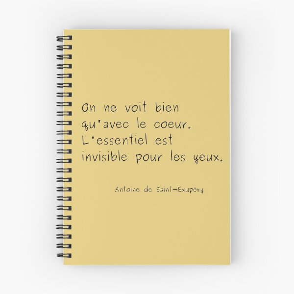 Aperçu de l'œuvre Citation Antoine de Saint Exupéry créée et vendue par LordRaccoon.