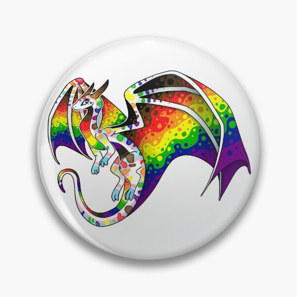 Item preview, Inclusive Rainbow Pride Dragon Friend designed and sold by aevios.