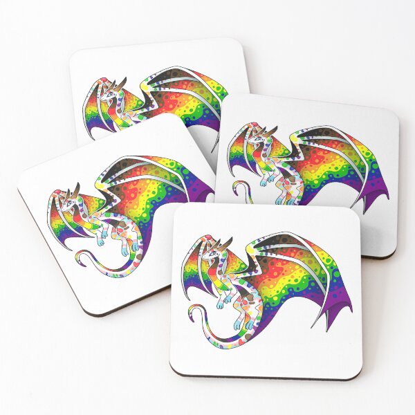 Item preview, Inclusive Rainbow Pride Dragon Friend designed and sold by aevios.
