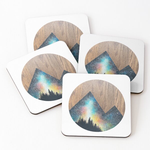 Item preview, Galaxy Mountain Forest designed and sold by Janice  Cooper-Hardy.