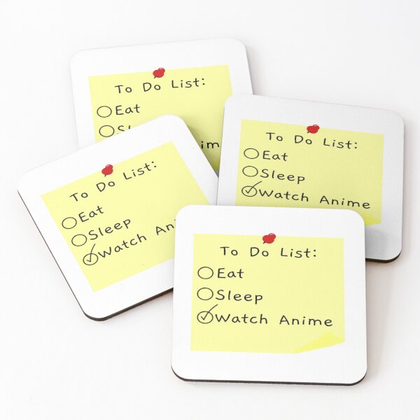 Item preview, To Do List: Eat, Sleep, Watch Anime designed and sold by CianiCentral.