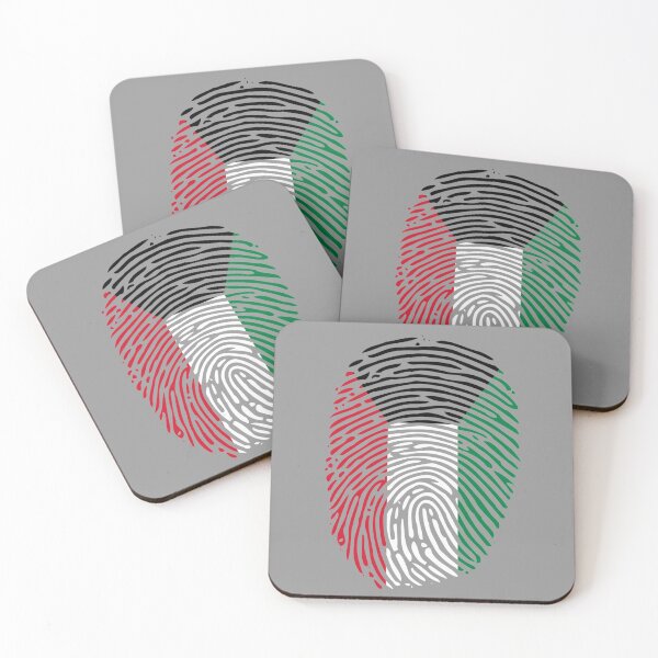 Item preview, Kuwait flag fingerprint 01 designed and sold by Guwwa from Kuwait.