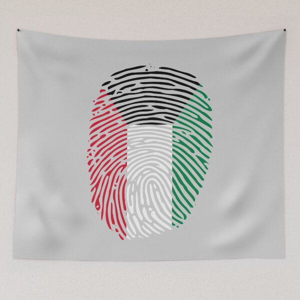 Item preview, Kuwait flag fingerprint 01 designed and sold by Guwwa from Kuwait.