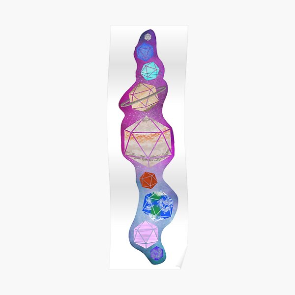 D20 Solar System Poster