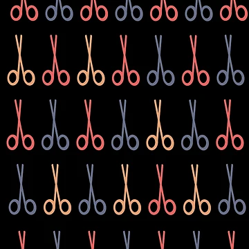 Artwork thumbnail, Scissors Pattern by AwesomeProject