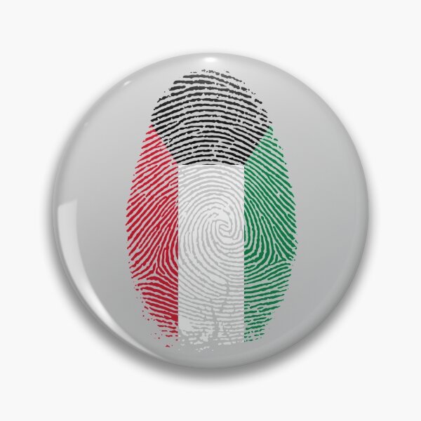 Item preview, Kuwait flag fingerprint 02 designed and sold by Guwwa from Kuwait.