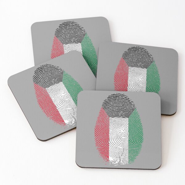 Item preview, Kuwait flag fingerprint 02 designed and sold by Guwwa from Kuwait.