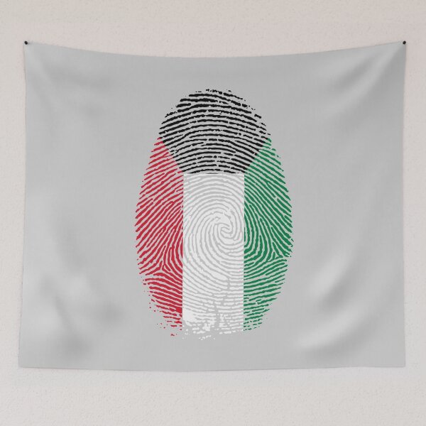 Item preview, Kuwait flag fingerprint 02 designed and sold by Guwwa from Kuwait.
