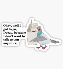 Mike Tyson Mysteries-- Tauben-Telefon Sticker