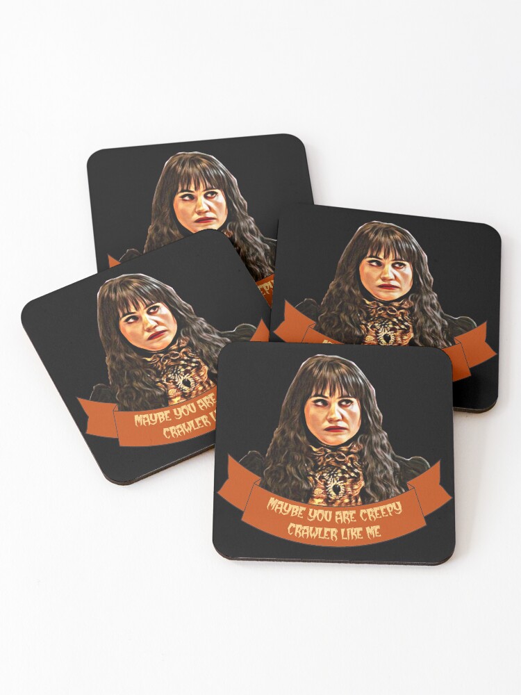 Aperçu 1 sur 5. Dessous de verre (lot de 4) avec l'œuvre Tshirt drôle Nadja créée et vendue par Jsherrill1022.