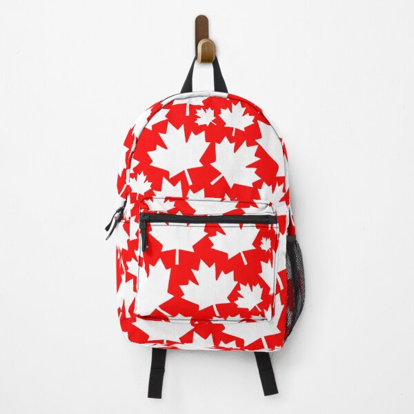 Item preview, White Canada Flag Maple Leaves designed and sold by Livity.
