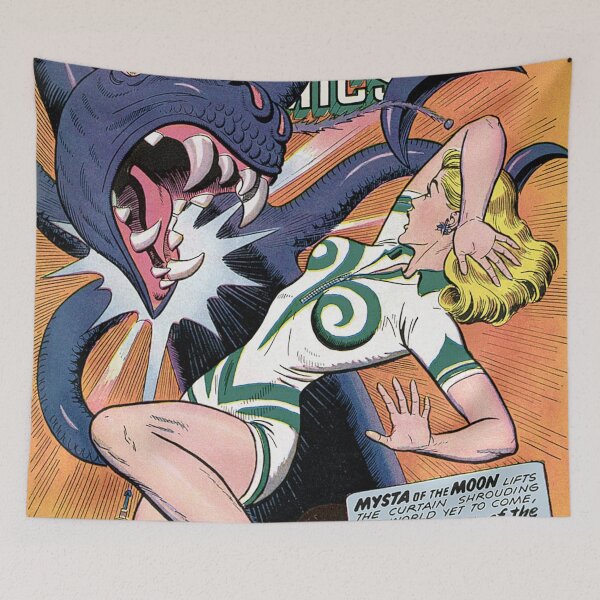 Item preview, Planet Comics No. 52 - January Vintage Art Print designed and sold by vintagerepros.