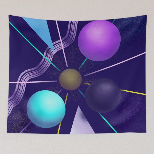Item preview, Neon shapes - Abstract artwork designed and sold by Julia Rudens.