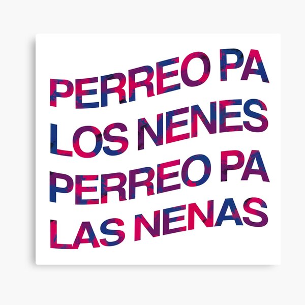 Vista previa del artículo con la obra «PERREO», diseñado y vendido por Wawamarket.