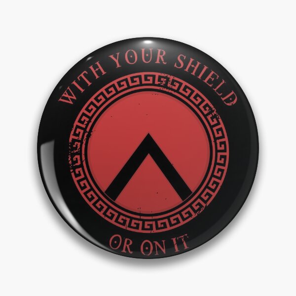Item preview, With your shield or on it - Spartan Red Design designed and sold by Giacob.