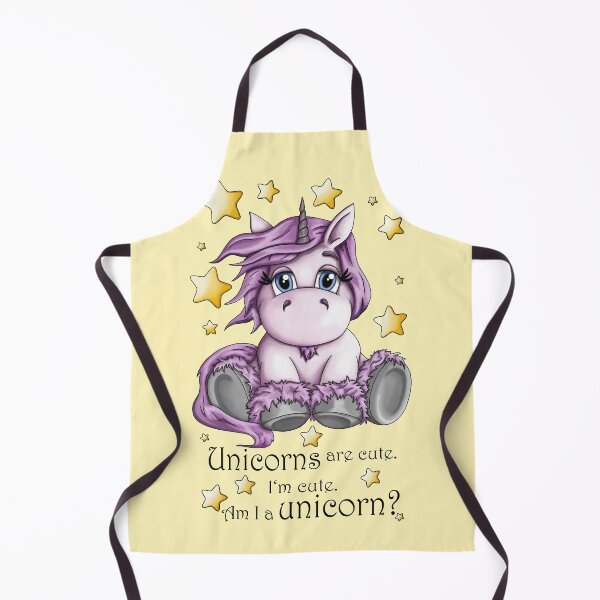 Item preview, Fluffy lovely unicorn illustration designed and sold by ARTemyzz.