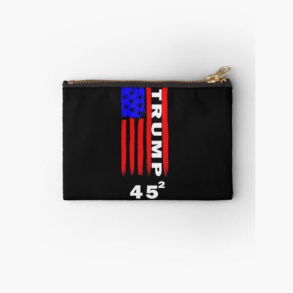 Item preview, Vintage Trump 2020 45 Squared Thin Blue Line American Flag designed and sold by ExprezzDesigns.