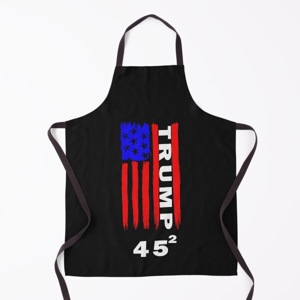 Item preview, Vintage Trump 2020 45 Squared Thin Blue Line American Flag designed and sold by ExprezzDesigns.