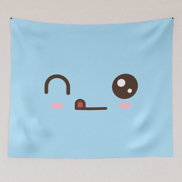 Item preview, #10 Kawaii blue face designed and sold by WelcomeToJapan.