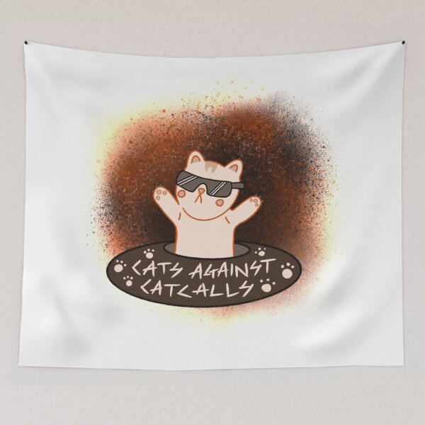 Item preview, Cool Cats Against Catcalls designed and sold by alyskadraws.