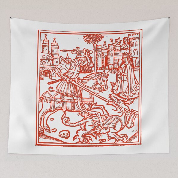 Item preview, St George - Patron Saint of England designed and sold by sirglennbo.