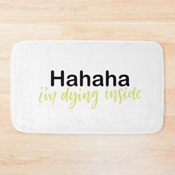 Item preview, Haha I'm Dying Inside Lettering designed and sold by Slletterings.