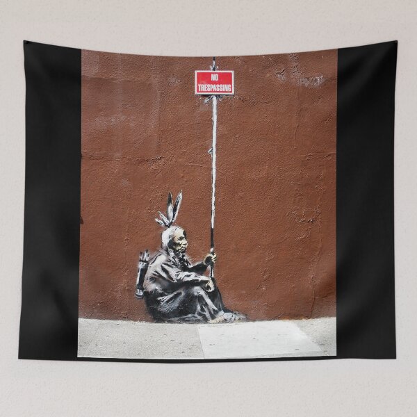 Item preview, Banksy No Trespassing designed and sold by WE-ARE-BANKSY.