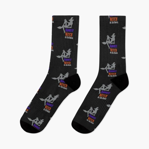Item preview, Baddest Witch On The Block (Blk) designed and sold by GoodGirlDesigns.
