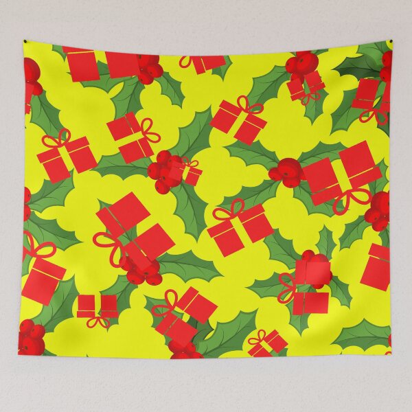 Item preview, Christmas Season Mistletoe and Gift Pattern 12 designed and sold by Dream Wear.