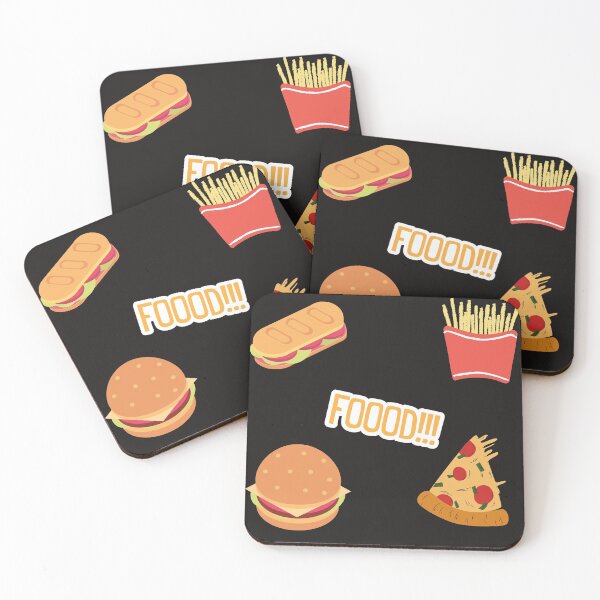 Item preview, Food Pattern: Pizza, Fries, Burger and Sadwich designed and sold by NelBo.