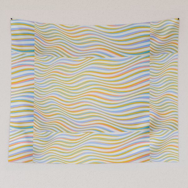 Item preview, Calm Colored Wavy Lines designed and sold by TrendingMerch20.