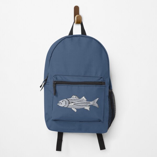 Vista previa del artículo con la obra «pescado bajo rayado! lil fishie - ¡ido a pescar!», diseñado y vendido por kellzy.