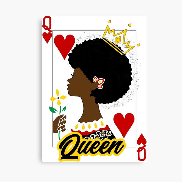 Hearts black queen of Hearts