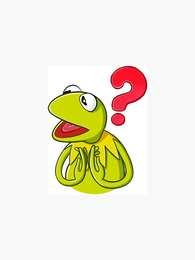 Kermit the frog surprised meme | Magnet