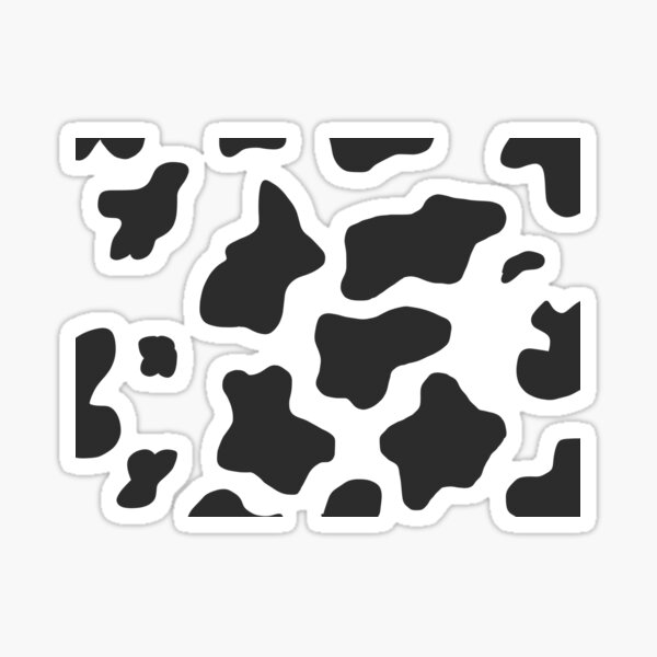 Cow Print Sticker