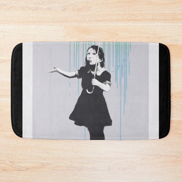 Item preview, Banksy Umbrella Girl With Rain New Orleans  designed and sold by WE-ARE-BANKSY.