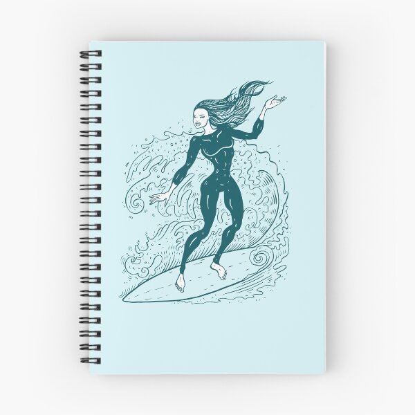 Item preview, Awesome girl surfing designed and sold by AlwaysLost.