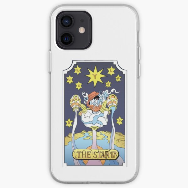 Carta del tarot la estrella Funda blanda para iPhone