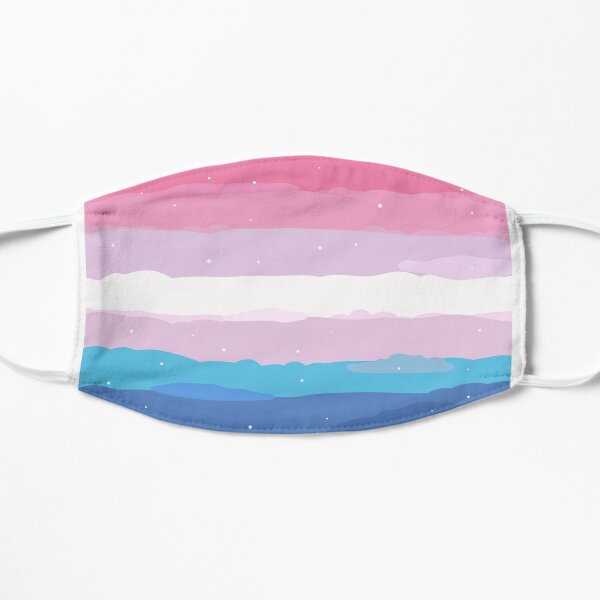 bigender flag Flat Mask