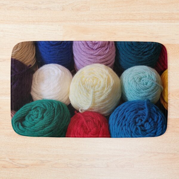Item preview, Yarn Skeins Colorful Yarn in a Row Pattern designed and sold by Craftdrawer.
