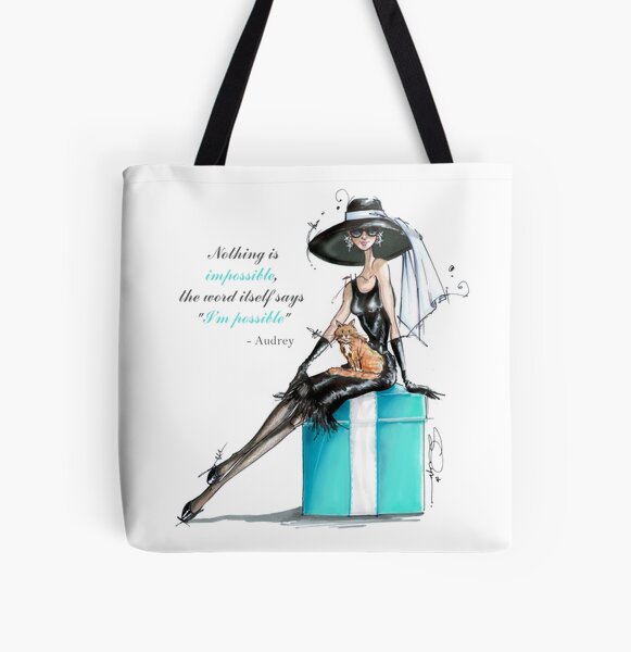 Breakfast at Tiffany's Gift tote bag 3 Sizes — THE ZEBRA LADY