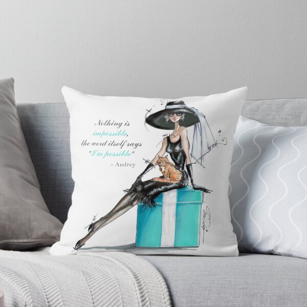 Vista previa del artículo con la obra «Ilustración de moda de Audrey - ¡Nada es imposible!», diseñado y vendido por SDupre.